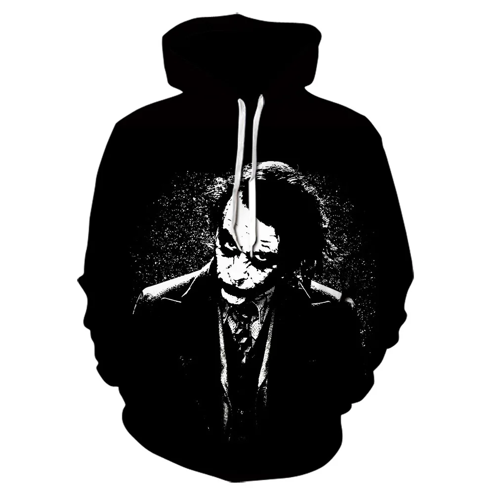 Horror Movie It:Chapter Two Stephen King Clown PennyWise 3D Hoodie Cosplay Costume Sweatshirt men casual Cartoon Clown it hoodie