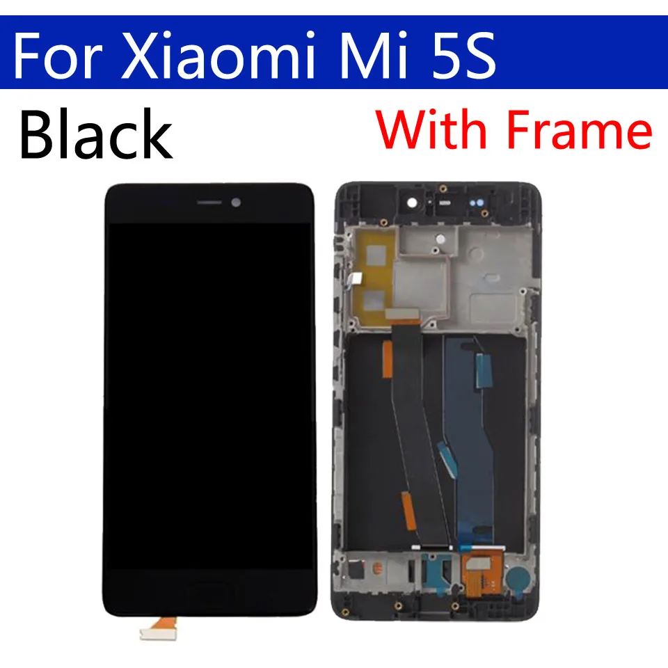 5,1" дисплей для Xiaomi mi 5s mi 5s lcd сенсорный экран дигитайзер с заменой рамки для Xiaomi mi 5s дисплей в сборе