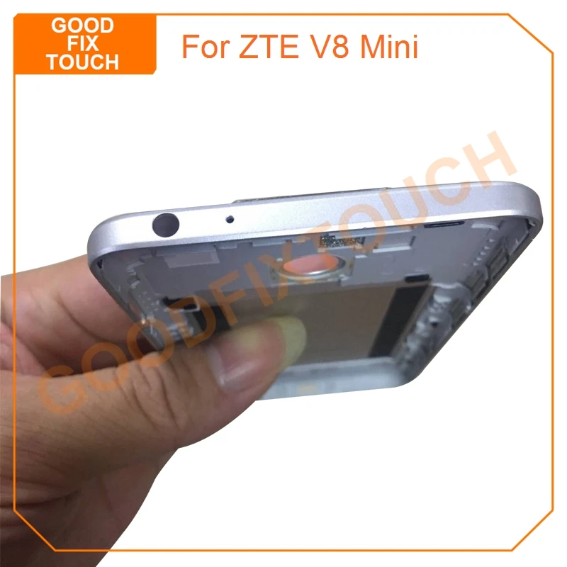 Задняя крышка для zte Blade V8 Mini V8mini V0850 чехол для батареи с объективом камеры стеклянные боковые кнопки задняя дверь корпус