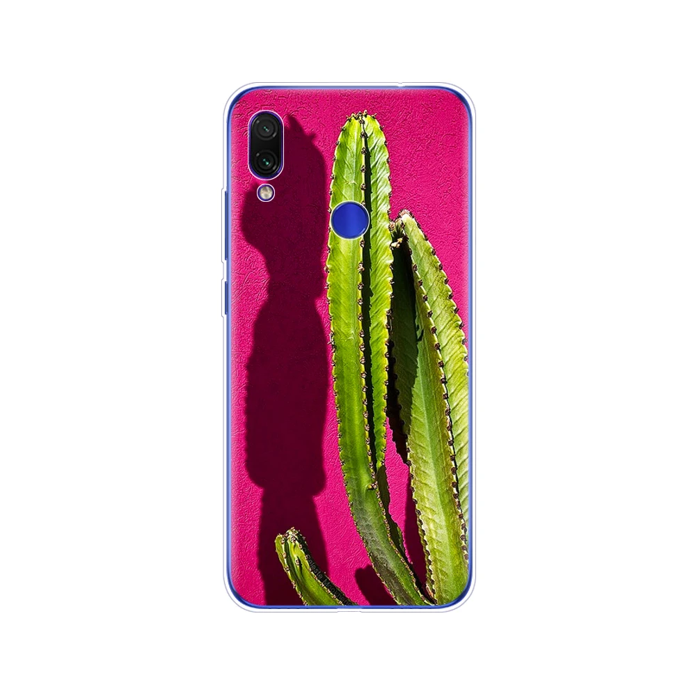 Чехол для Xiaomi Redmi Note 7 pro, силиконовый мягкий чехол из ТПУ для Xiaomi Redmi Note 7 copas, 6,3 дюймов, защитный чехол 360 - Цвет: 34496