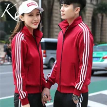 KE, спортивный костюм, куртка, красный, для бега, для фитнеса, пара, для молодых, спортивный костюм, мужской, женский, большой, Экстра размера плюс до 5XL, Повседневный, для любви