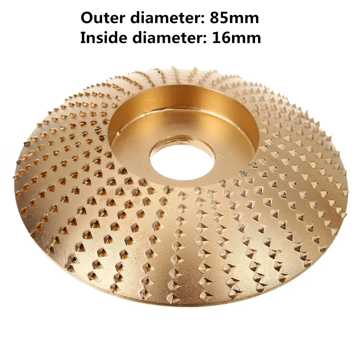 Wood Grinding Wheel angle grinder disc wood carving disc Sanding Abrasive tool 75/85/100mm Silver/gold - Цвет: Type 5