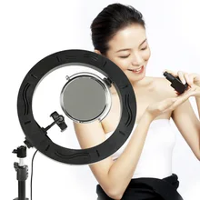 Светодиодный кольцевой светильник 14 дюймов для видеосъемки камера телефон светильник ing с подставкой Студия фотография селфи макияж фото круг лампа
