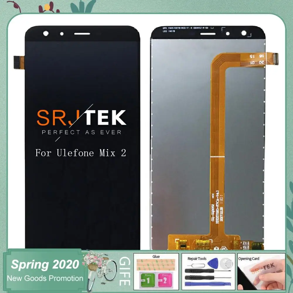 

100% Original 5.7" For Ulefone Mix 2 LCD Display Touch Screen Digitizer Assembly Replacement Parts For Ulefone Mix2 LCD Screen