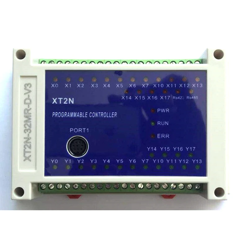 

PLC controller FX2N-32MR DC24V supports online download monitoring touch screen text power off and hold