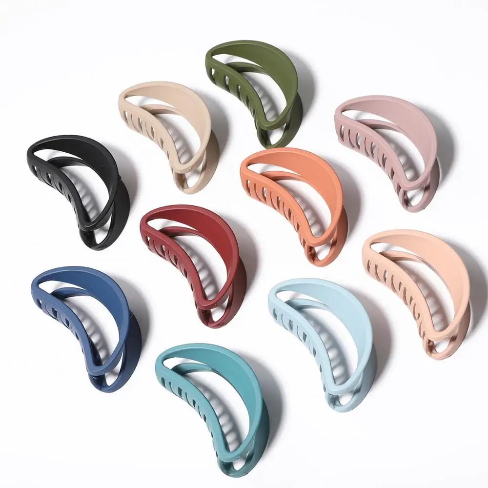 Women Hair Clips Hairpins Solid Color Claws Crab Girls Make UP Washing Tool Barrettes Accessories Headband Headwear | Украшения и