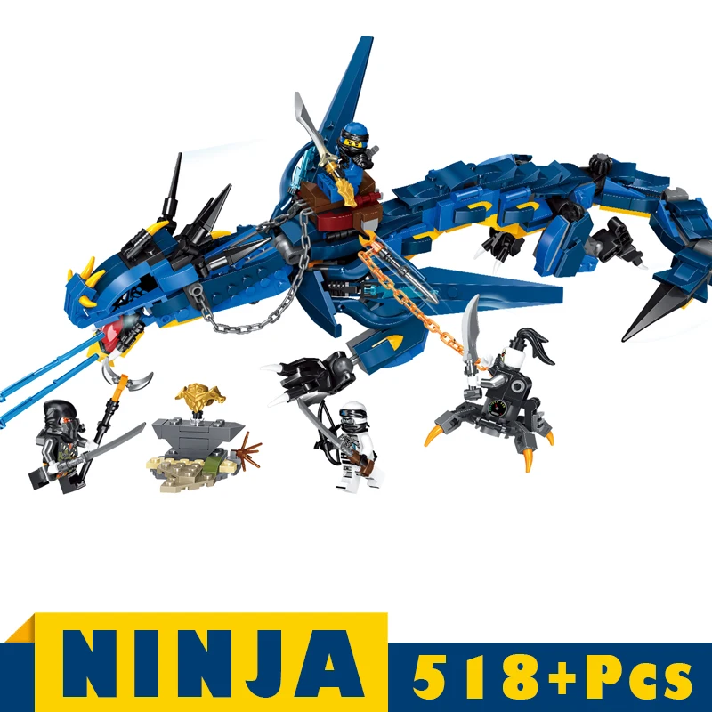 Ninjagoo Дракон рыцарь строительные блоки Дети DIY наборы игрушки друзья кубики