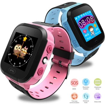 

NEW Fashion Positioning Children Security Anti Lost Smart Watch Camera Kid Lighting SOS for IOS Android Children Smart Watch