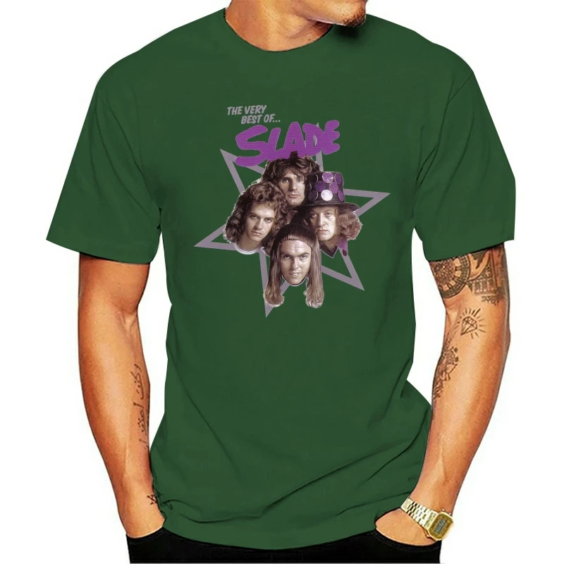 

SLADE S-3XL SHIRT VINTAGE PHOTO 1970'S ALBUM BAND MUSIC FEEL THE NOIZE Men T Shirt 100% Cotton Print T-Shirts Top Tee