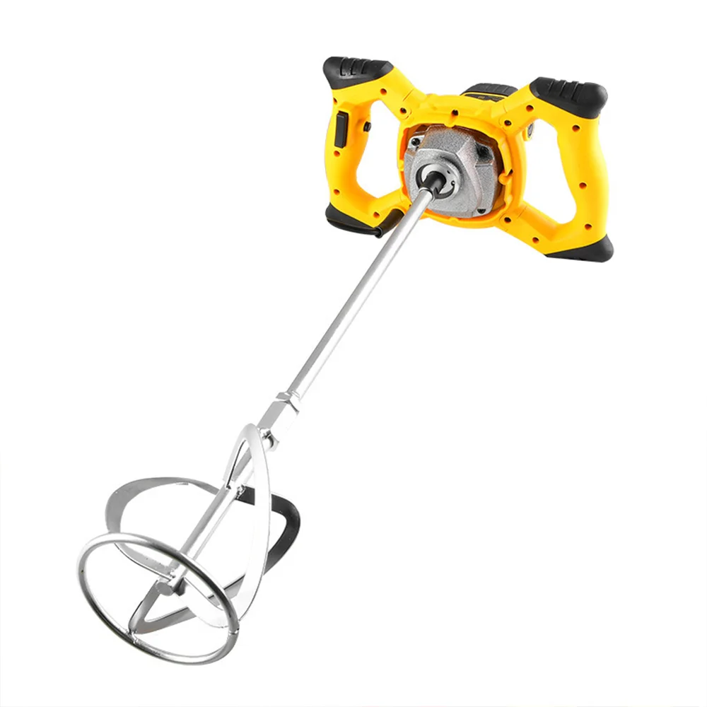 

Electric Industrial Mixer High-power Speed-adjustable Paint Concrete Hand-held Steering Wheel Mixer Copper Stirrer