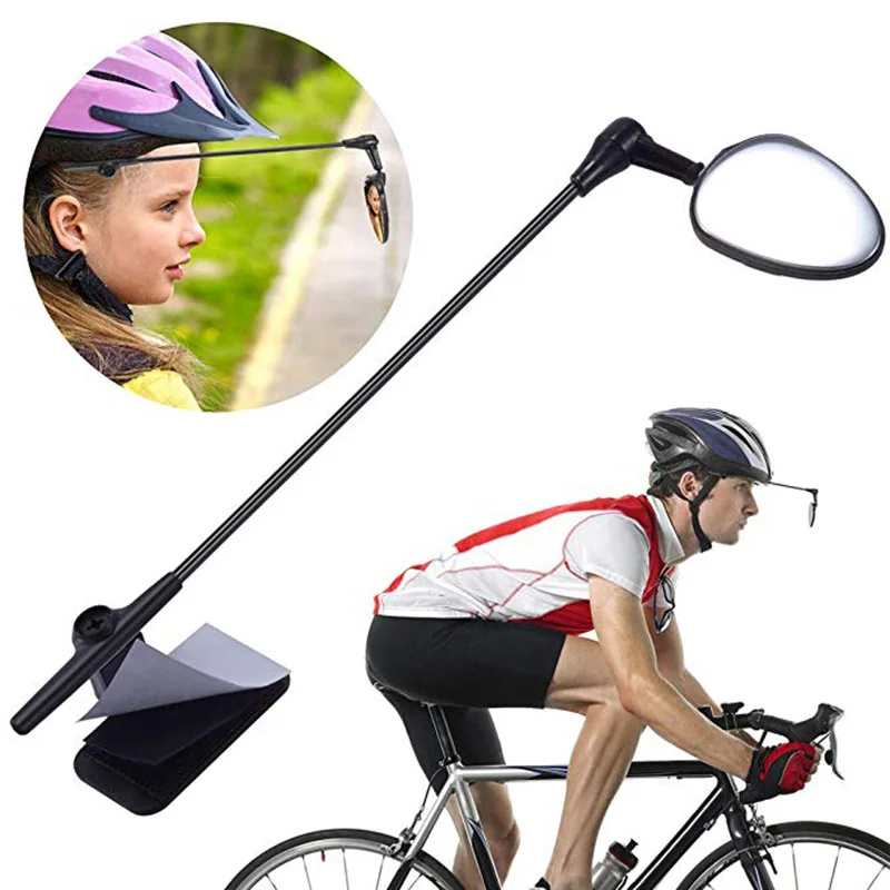 Universal Helmet Rearview Bike Mirrors Clear View Bike Parts Rotation