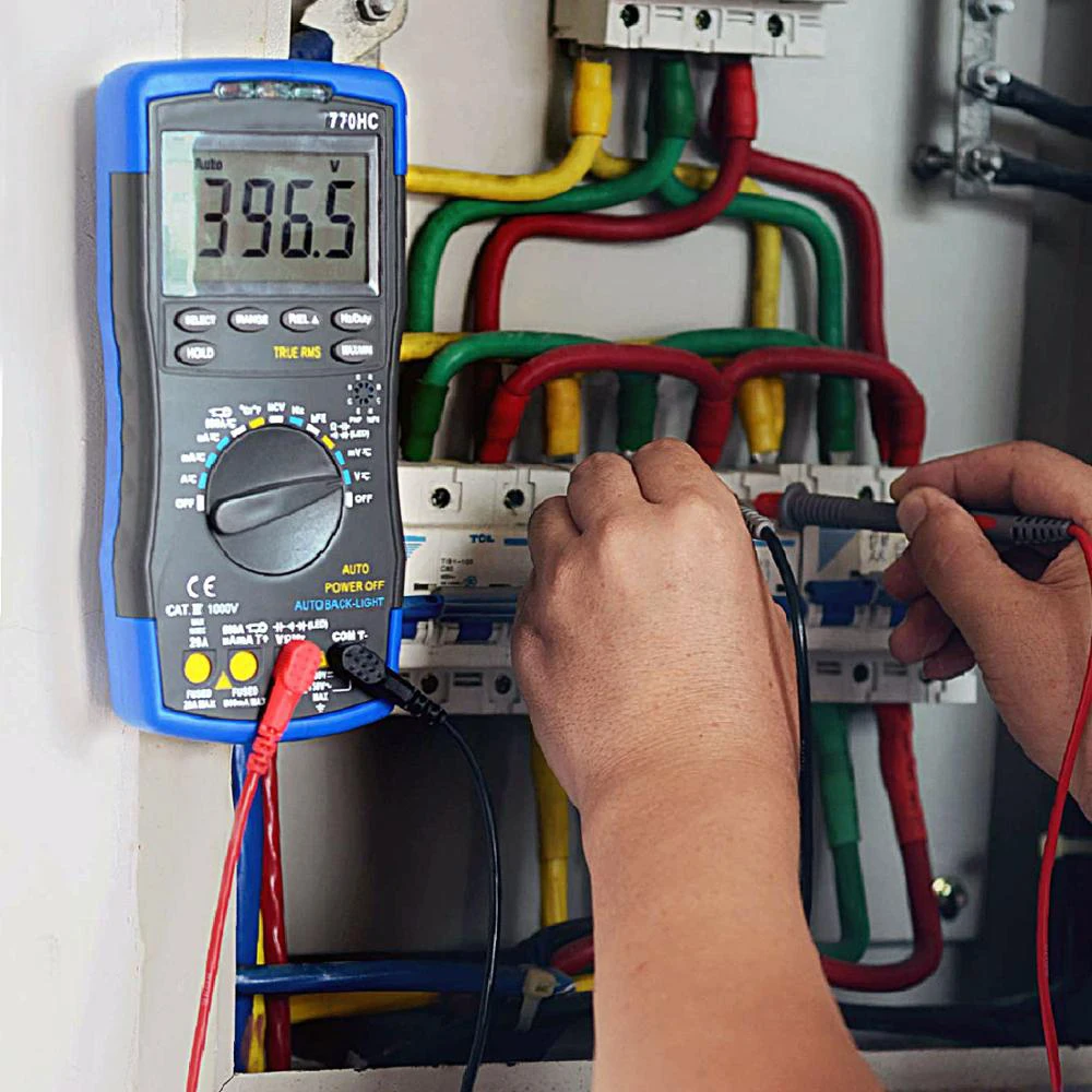BTMETER Multimetro BT-770HC True RMS цифровой мультиметр с функцией NCV и тестом температуры/частоты/рабочего цикла