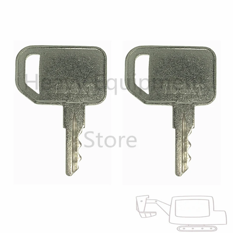 

2 Pcs JDG Ignition Start Switch Key For John Deere Gator Bobcat Gehl Multiquip Part Number 131841 AM101600 AM131841 High Quality