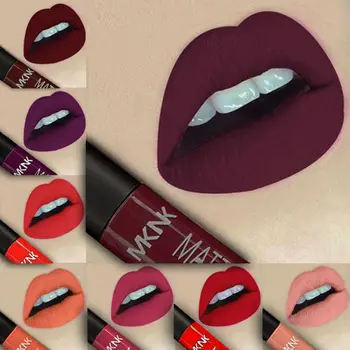 

Waterproof Matte Long Lasting Lipstick Lip Balm Glossy Matte Lip Gloss Red Velvet Sexy Nude Makeup Beauty Lips Makeup Gift