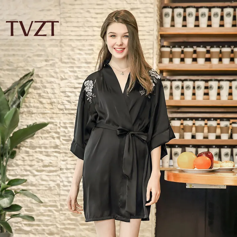 

Tvzt 2020 spring and summer new pajamas women solid color sleep clothes women comfortable wide-sleeved pajamas