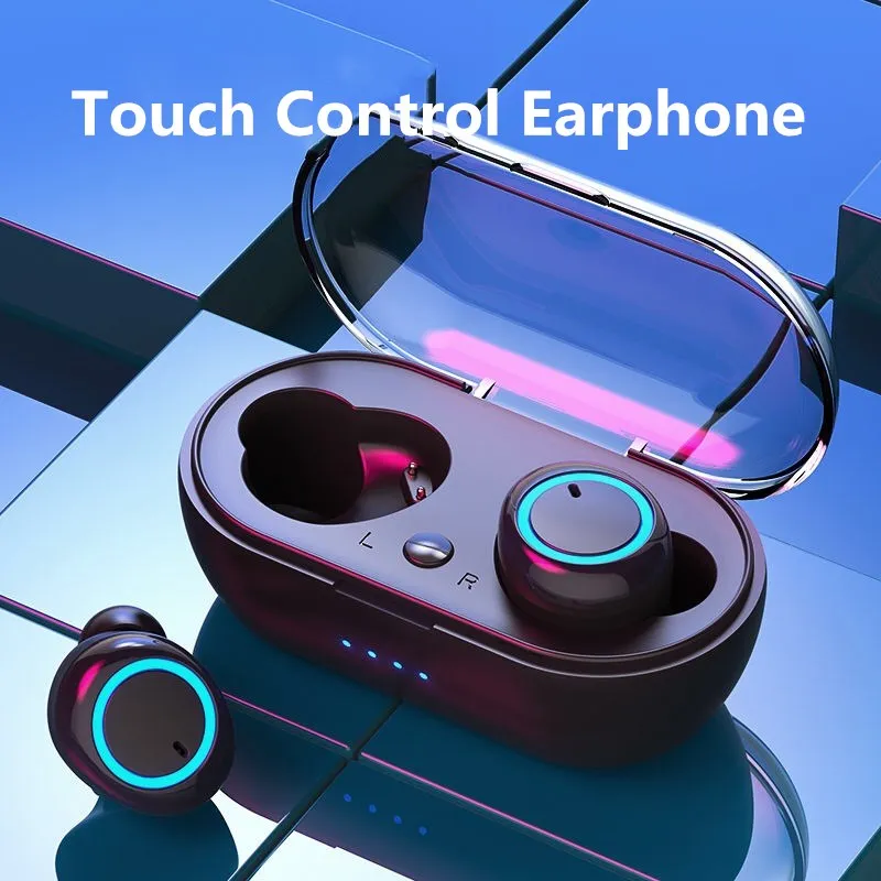 Hot Sell W12 Bluetooth 5.0 TWS Wireless Earphones Noise Cancel Earbuds Headphones Sports Waterproof Touch Control Mini Headset |