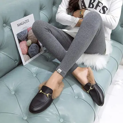 Autumn Winter Skinny Maternity Legging Elastic Waist Belly Pencil Pants Clothes for Pregnant Women Thick Warm Pregnancy