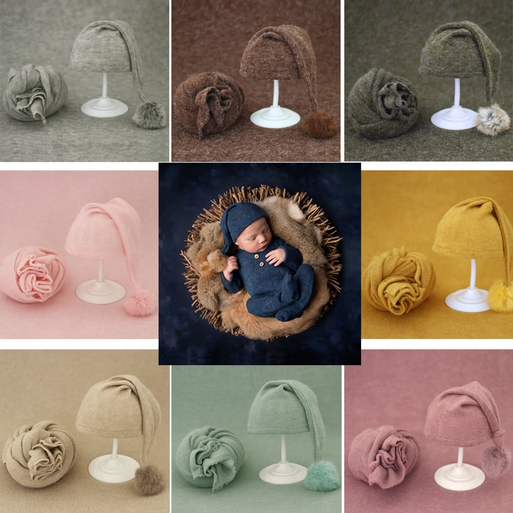 2 шт./комплект мягкие пеленки с шапкой для новорожденных мальчиков и