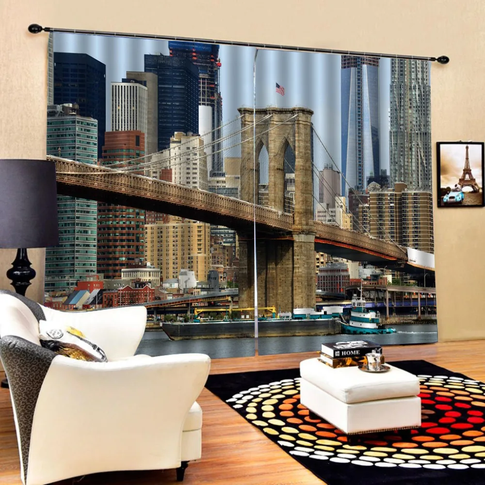 Window Curtain Home Decor Blackout Fashion Curtains For Living Room Office Bedroom Drapes European Style Kids Room Curtain