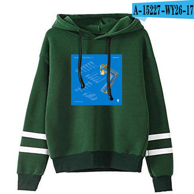 BTS MAP OF THE SOUL 7 STRIPED HOODIE (31 VARIAN)