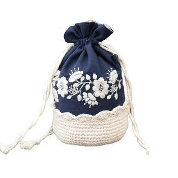 

DIY Embroidery Flower Tree Purse Women bag Needlework Sewing Cross Stitch Materials Chinese Style Coin Purses Women Vintage