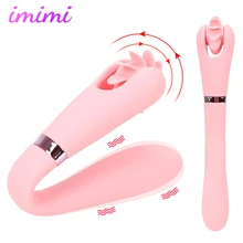 Intimate Goods Muti-Speed Dildo Vibrator Rotation Oral Sex Tongue Licking Toy Vibrating Clitoris Stimulator Sex Toys for Woman