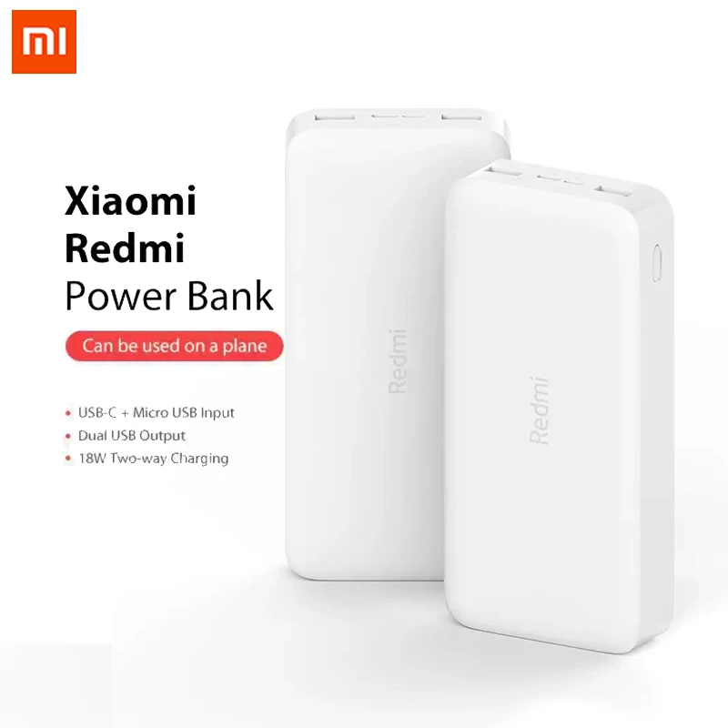 Оригинальный Xiaomi Redmi 20000 мАч 18 Вт QC3.0 Быстрая зарядка версия портативное зарядное