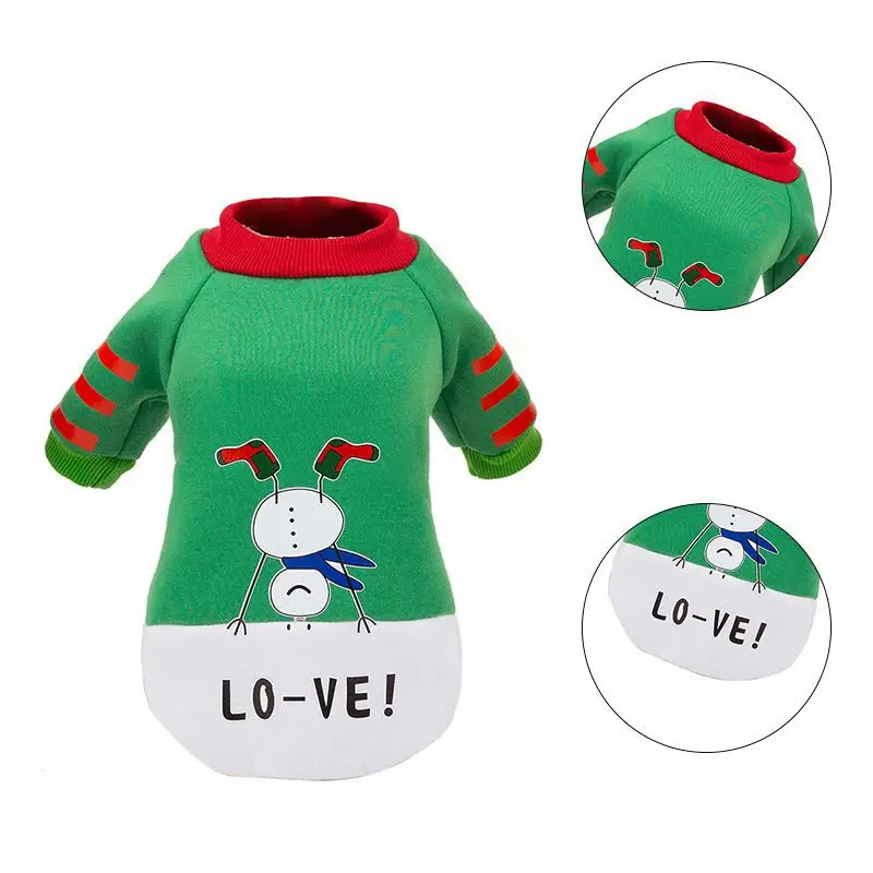 Autumn Winter Dog Clothes Warm Sweatshirt Pet Jacket Coat Puppy Christmas Clothing Hoodie for Small Medium Dogs Yorkshire Outfit