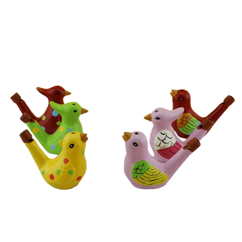 Водные свистки Terra cota Bird пластилиновые и ручной работы керамические чипсы Ocarina