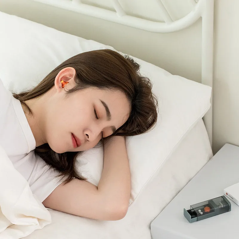 Earplugs Noise Reduction Sleep For Snoring Silicone Soft Foam Ear Plugs Sound Insulation Ear Protection From Xiaomi Youpin
