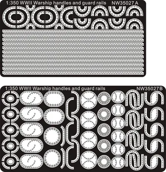 

1/350 Scale WWII Warships handles and guard rails NW35027 Model Kits Accessory