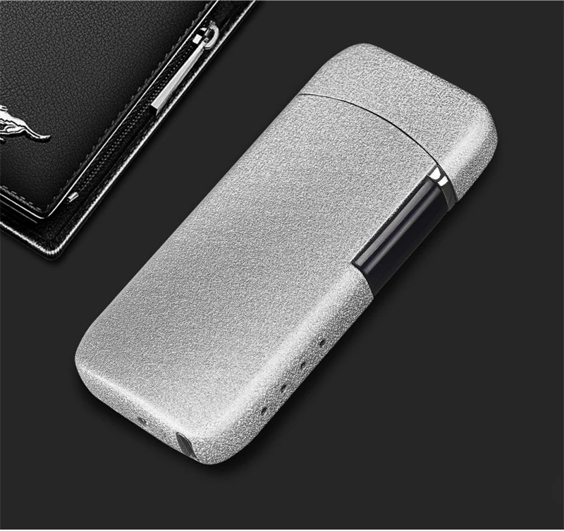 Зажигалки с двумя дугами, плазменная USB Зажигалка, сенсорный переключатель, зажигалка, сигареты для курения, Электронная зажигалка, тонкая зажигалка