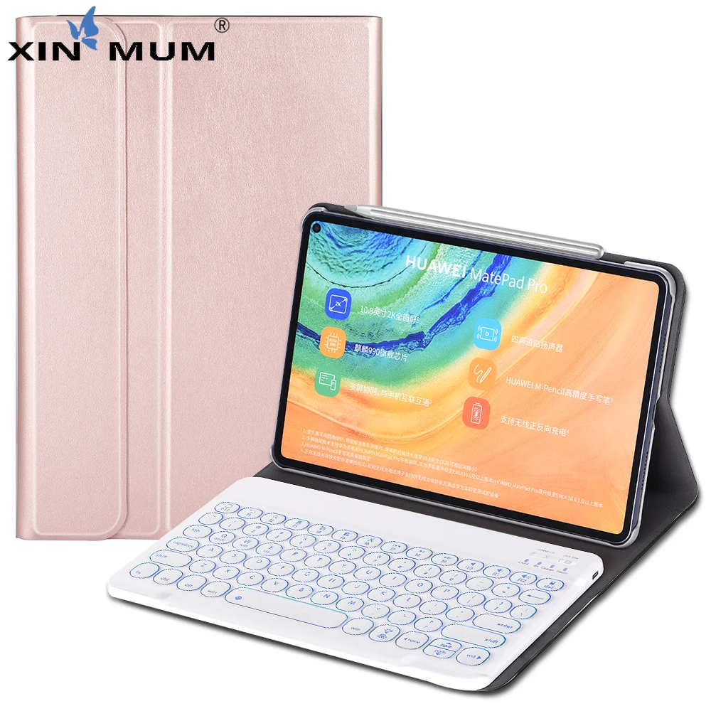 

Keyboard Case For Huawei Matepad Pro 10.8" 7 Colors Backlit English Bluetooth Tablet Keyboard Case Cover For Huawei Matepad Pro