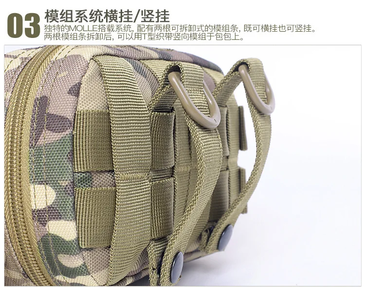 Military Tactical Molle Admin Pouch Belt Waist Pack Bag Utility Organizer EDC Tool Phone Holder Hunting Army Accessories Pouches