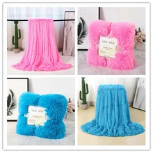 

Warm Blanket Flocking Fleece Bedspread Bedding Super Soft Double-layer Wool Blanket Thickened Fluffy Sofa Blanket Bed Sheet