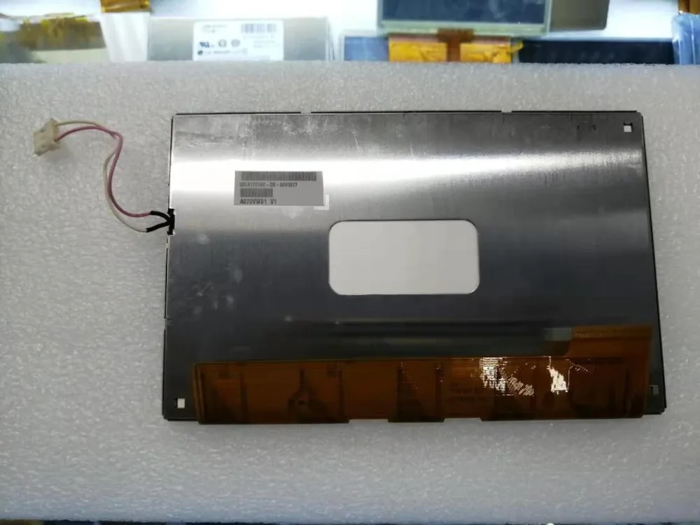 Yqwsyxl 7 дюймов TFT ЖК-дисплей экран 800*480 A070VW01 V1 gps, встроенная в транспортное средство ЖК-дисплей экран дисплея