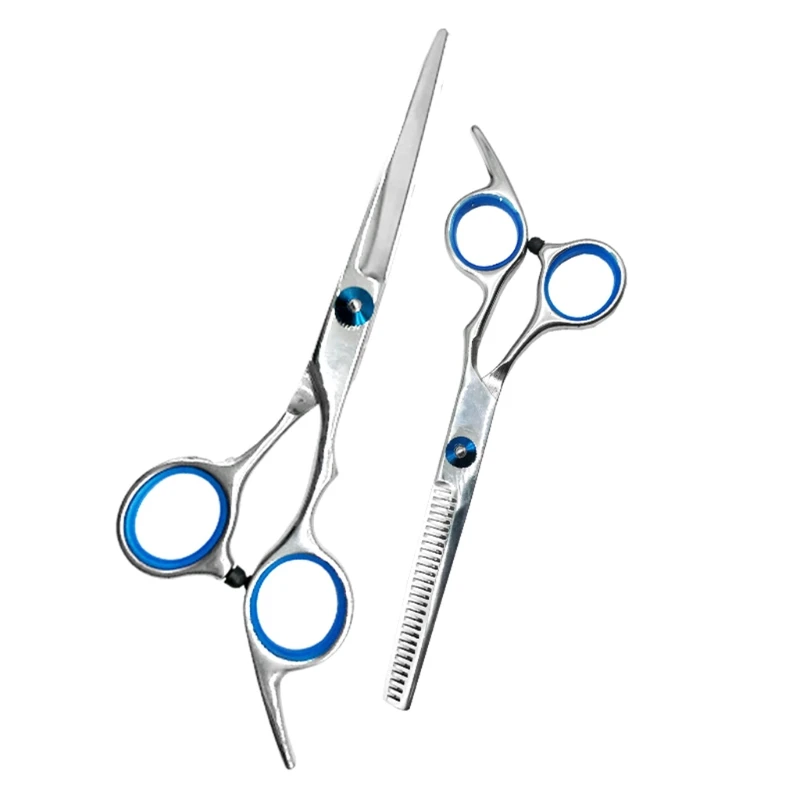 2pcs Professional Hairdressing Kit Scissors Barber Salon Texturing Thinning Hair Cutting Tool | Красота и здоровье