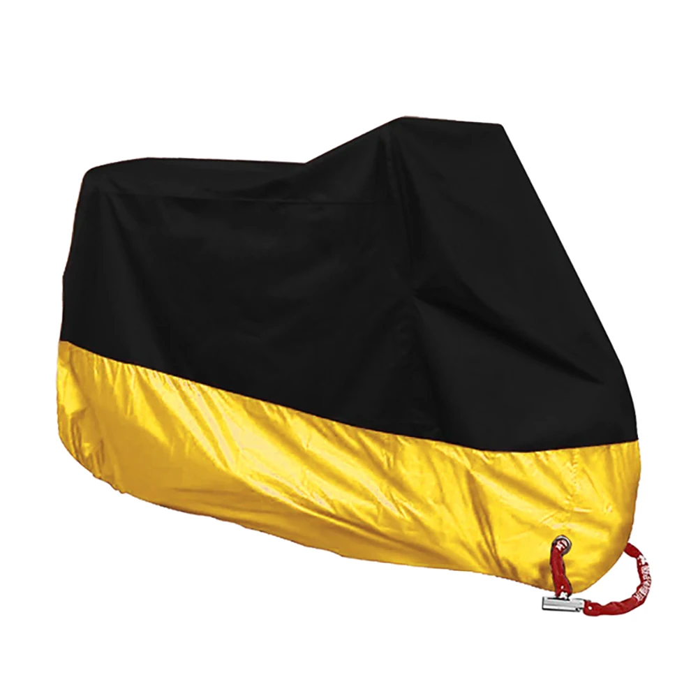 Yellow Мотоциклетные Чехлы водонепроницаемые пылезащитные УФ защитные универсальные мото палатки для Kawasaki z 1000 sx z1000 sx KLZ1000 Versys Z400 - Цвет: Yellow