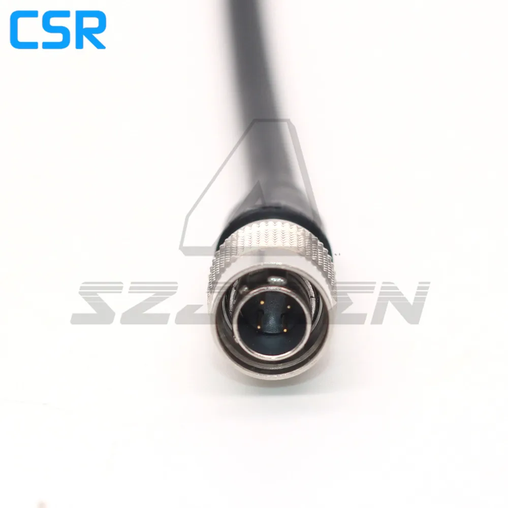 Камера Hirose 4pin 12V to mini xlr 4 pin female для Tvlogic 055 056 058 кабель питания монитора|Соединители|
