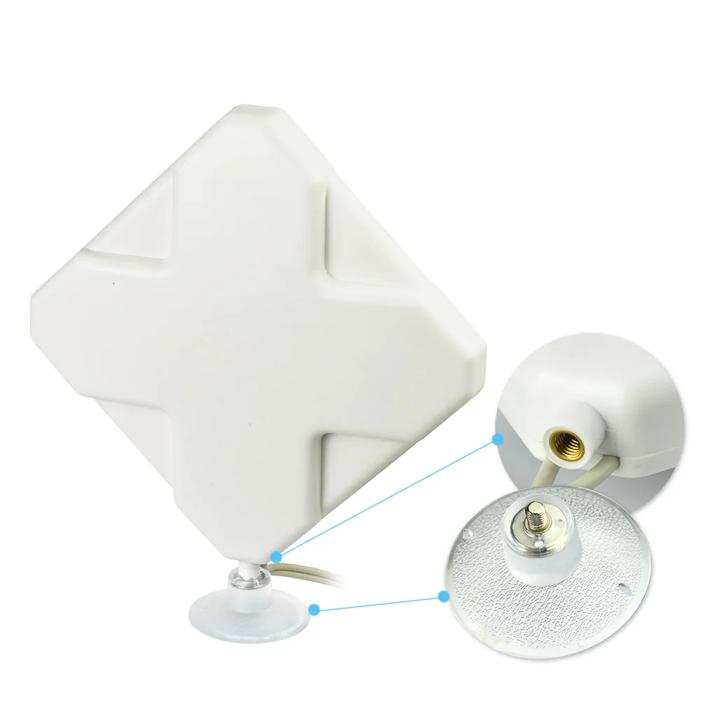 Superbat 35dbi 4G LTE Directional Dual CRC9 Panel Antenna for 4G LTE Wifi Router Mobiles Hotspots