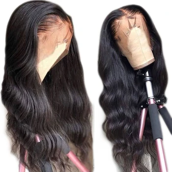 

KL Wavy Full Lace Human Hair Wigs For Women 150 180 Density Brazilian Remy Hair Pre Plucked Glueless Lace Wigs With Baby Hair