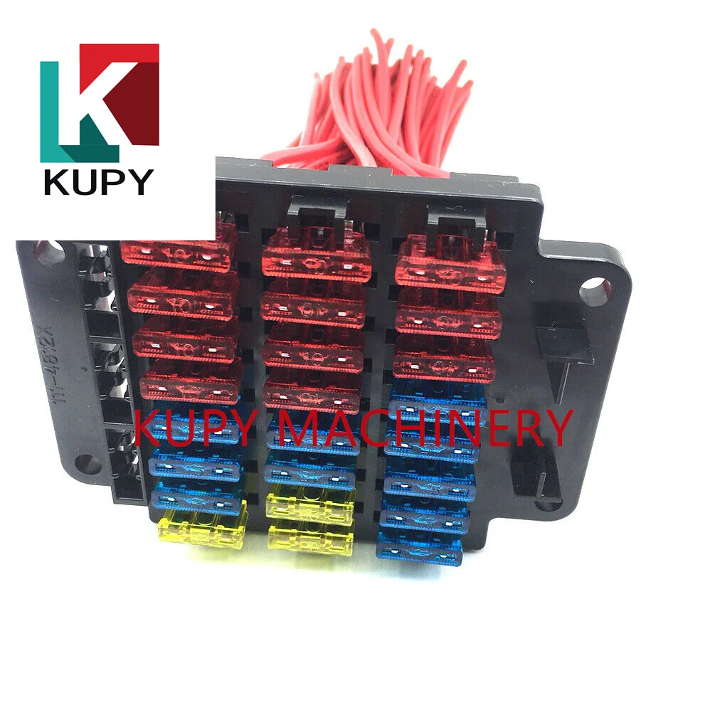 

Высококачественный блок предохранителей KUPY 111-4812 для E320B/E321B/E322B, базовые детали экскаватора 1114812