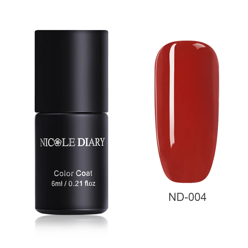 ND-004 Николь дневник 56 Цвета Гель-лак one step матовый блеск био-Гели Soak Off Гель-лак для ногтей, Лаки длительный маникюра Лак для ногтей - Цвет: ND-004