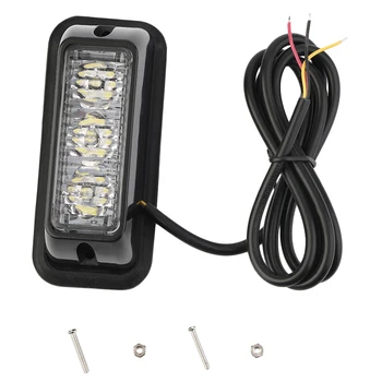 

12V 3W Windshield Led Strobe Light Viper Car Flash Signal Emergency Fireman Police Beacon Warning Light Red Blue Amber