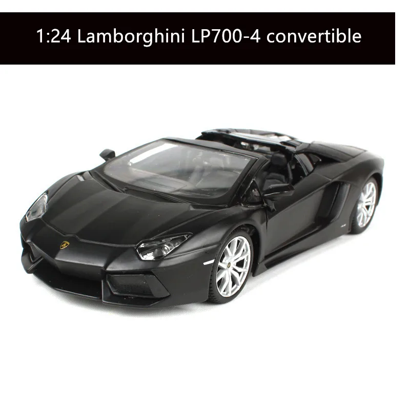 Maisto 1:24 Lamborghini имитация сплава супер игрушка модель автомобиля для с рулевым колесом управление передним колесом рулевая игрушка автомобиль - Цвет: LP700