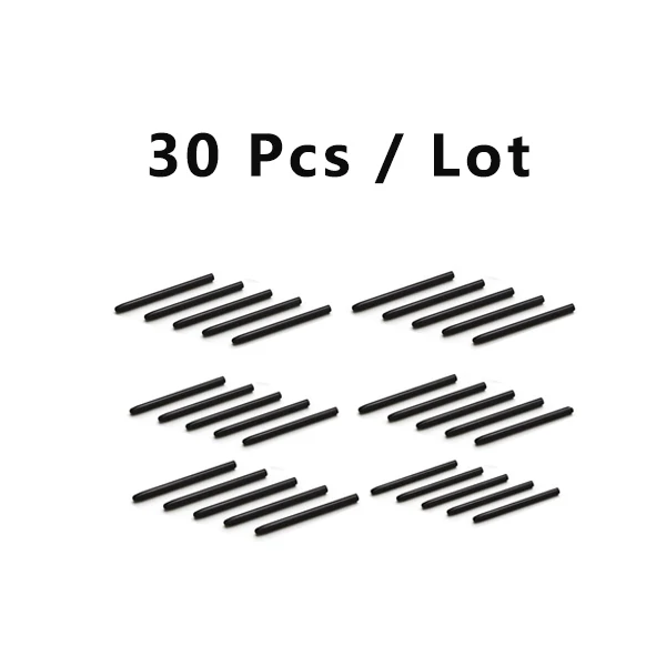 Universal Black Standard Replaceable Pen Nibs Stylus Tip for Wacom Pen Intuos Pen Bamboo Pen 30 Pcs Per Lot