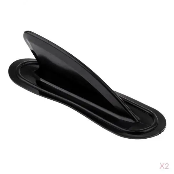 2 Pack Kayak Skeg Tracking Fin Replacement - Kayak Accessories - Black PVC