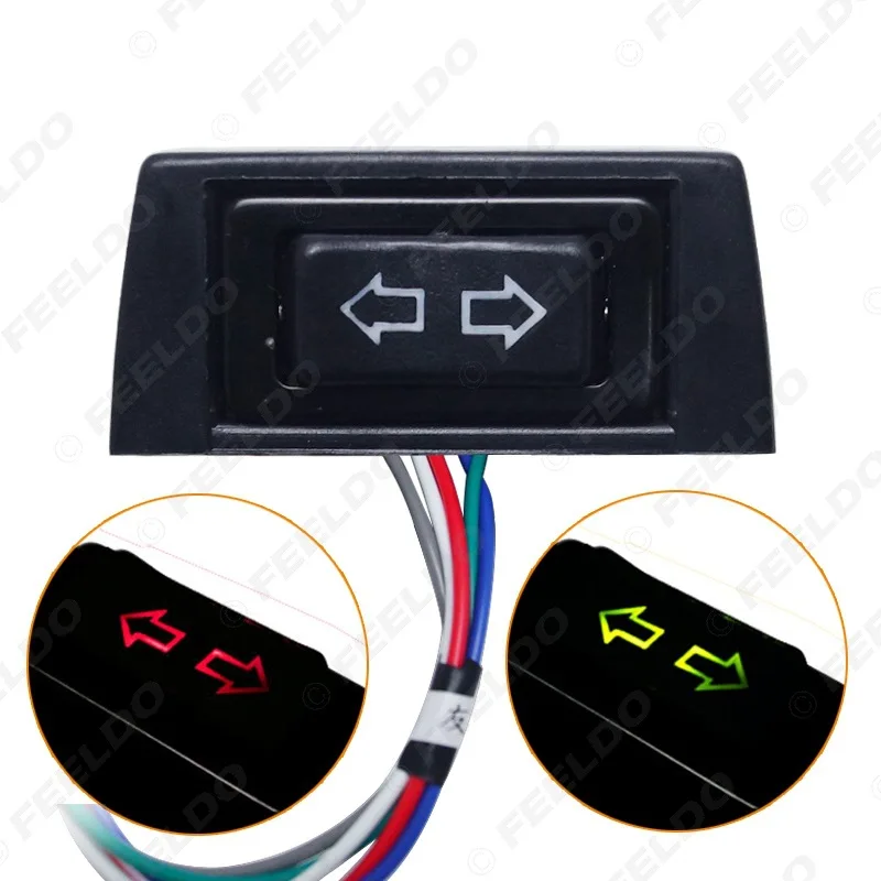 12 V/24 V 5PIN автомобиля Универсальный 2-дверный Электрический переключатель окна Стекло подъемник переключатель окна