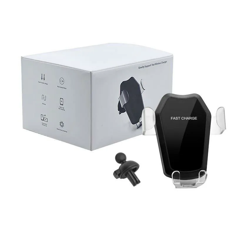 NATTHSWE 10 Вт автомобильное беспроводное зарядное устройство для iPhone XS Max samsung S9 для Xiaomi MIX 2S huawei mate 20 Автомобильный держатель для быстрой зарядки телефона