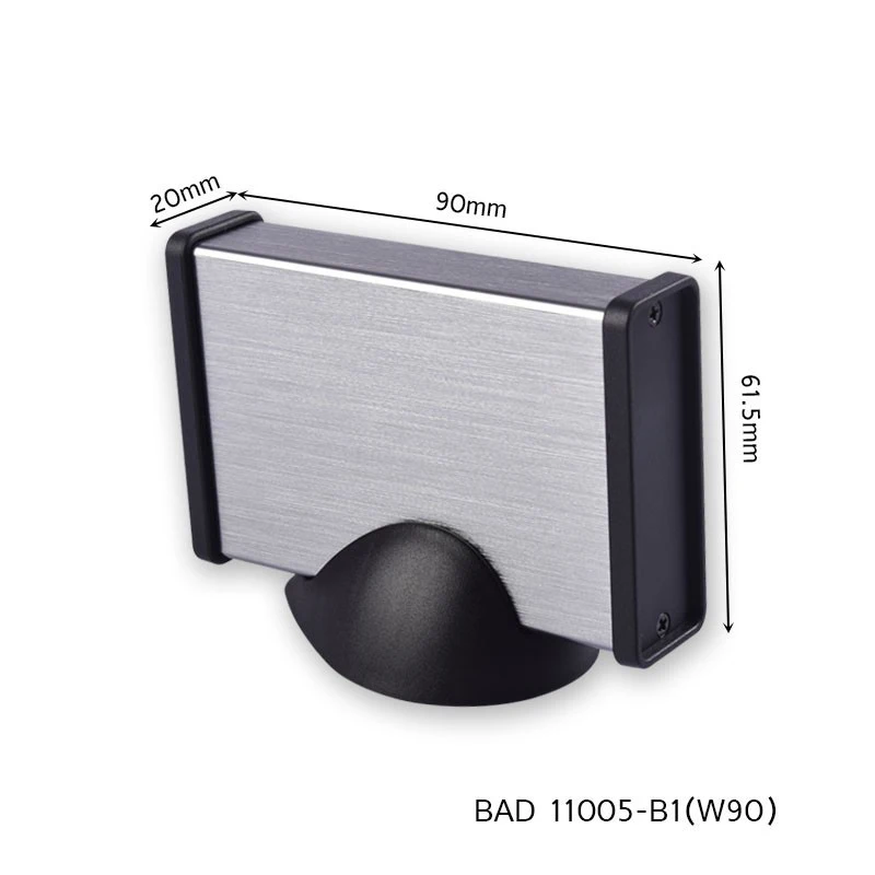 BAD11005(W90)-B1 Алюминиевый корпус для электронного проекта коробка diy Распределительная коробка Алюминиевый Электрический коробочный усилитель корпус 90*61,5*20 мм - Цвет: BAD11005(W90)-B1